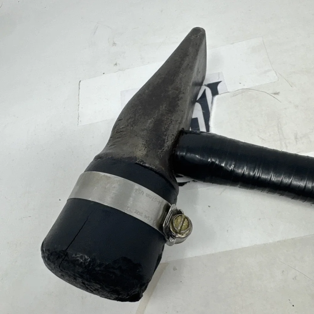 Vintage & Rare KEN TOOL‎ Tire Hammer ~ T-11-R ~ Pat. Pend. ~ Wooden Handle 15+